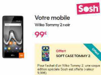 Sosh Mobile avec Smartphone Wiko Tommy 2 à 99€