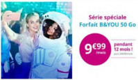 Série spéciale B&You 50 Go en promotion