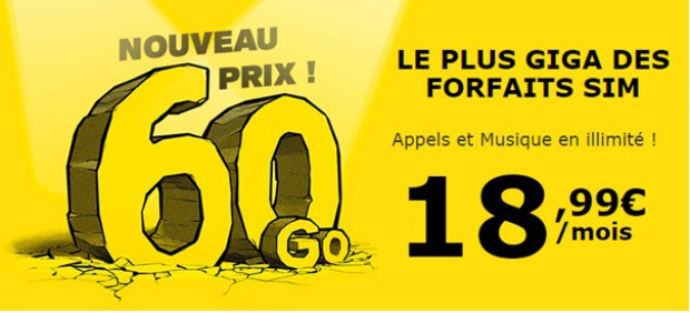 La poste Mobile : forfait data