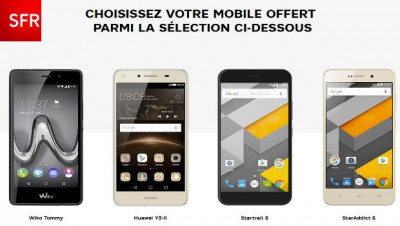 4 smartphones à -50€, mais avec deux forfaits !