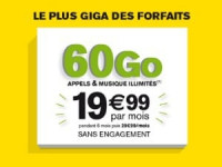 60 Go de data à moins de 20 euros