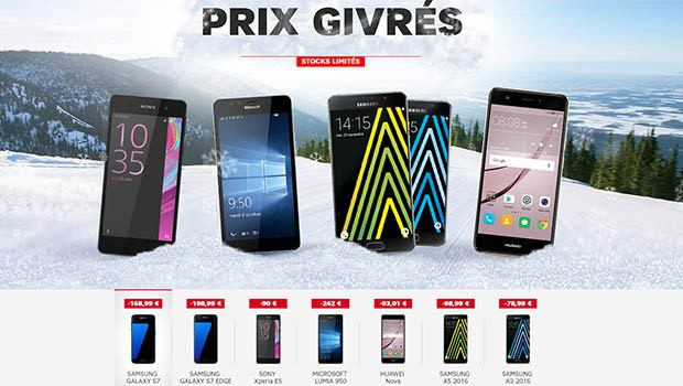 Prix givrés chez SFR