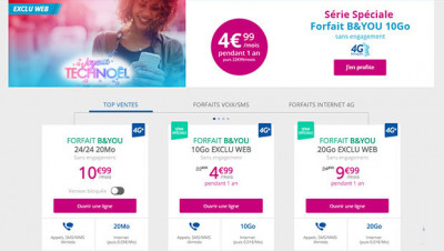 Séries spéciales B&You 10 et 20 Go
