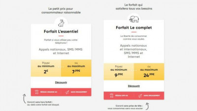 La nouvelle grille tarifaire Prixtel