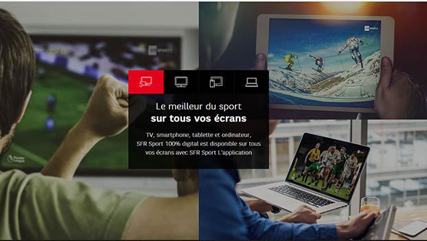 SFR Sport OTT et en application'