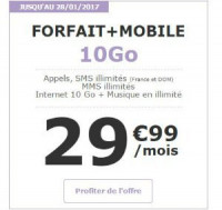 série limitée 10 Go avec engagement la poste mobile