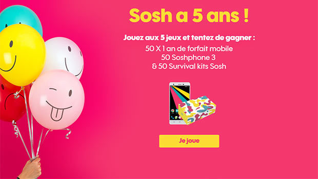 5 mini-jeux Sosh