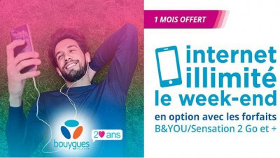 L'offre week-end illimité de Bouygues Telecom