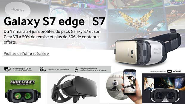 Samsung Gear VR : le casque de réalité virtuelle pour une immersion absolue  dans le numérique