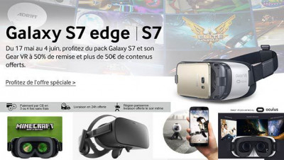 Casque Gear VR en promo avec le Galaxy S7/S7 edge