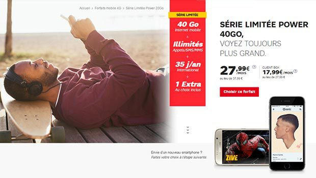 Les forfaits SFR Power 20-40Go