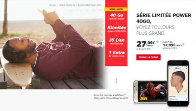 Les forfaits SFR Power 20-40Go