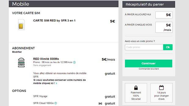 Les forfaits mobiles RED by SFR