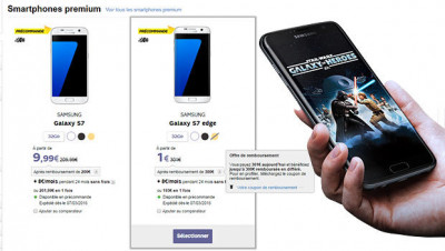 Samsung Galaxy S7 en promo chez les opérateurs