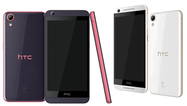 5 coloris pour le Desire 626