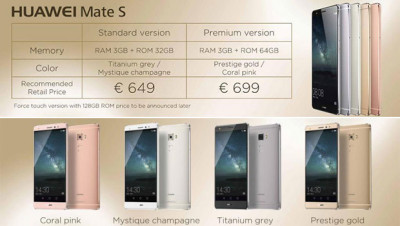Huawei Ascend Mate S : un écran Force Touch