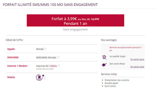 Les forfaits sans engagement Virgin Mobiles avec les journées XD