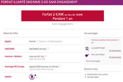 Super promotion chez Virgin Mobile