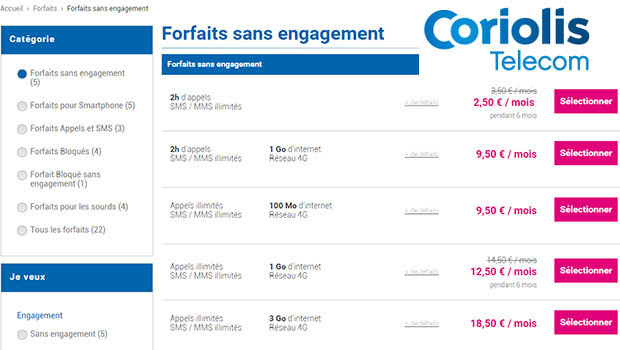 Le forfait 2 heures / SMS et MMS Illimités à seulement 2,50 euros