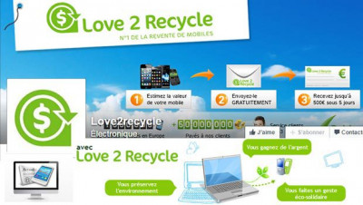 Love2recycle, revente et achat de smartphones et de tablettes