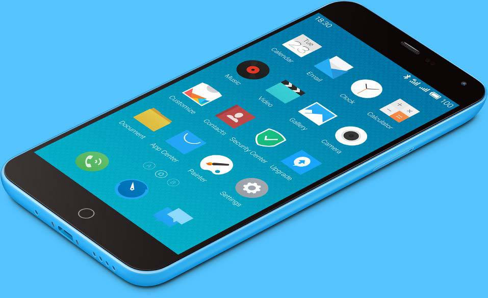 Meizu M1 note, sous Flyme, l'OS made in Meizu