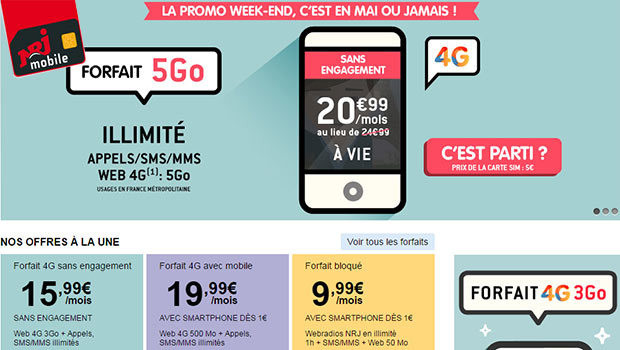 NRJ Mobile Woot 5 Go