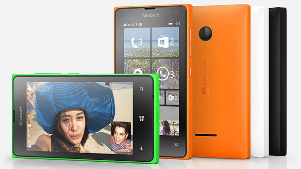 Lumia 435, tous une gamme de coloris, mais a priori pas le bleu chez nous