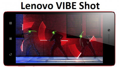 Lenovo VIBE Shot, capteur 16 mégapixels dorsal et 8 mégapixels en façade