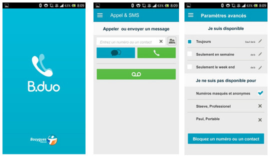 l'application bduo de bouygues telecom