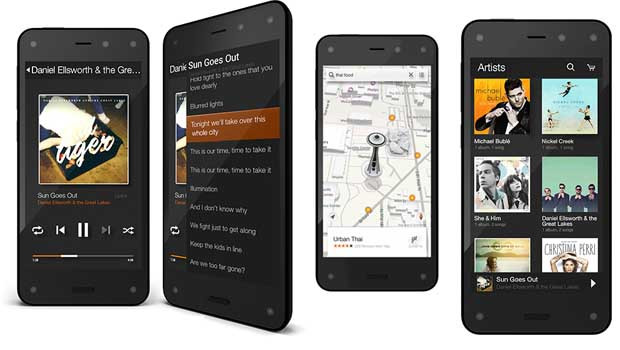 Amazon Fire Phone : Dynamic Perspective et Firefly