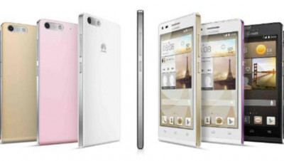 Huawei Ascend P7 : noir, blanc ou rose