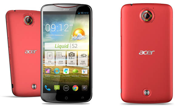 Acer Liquid S2, fin, élégant et assez lourd