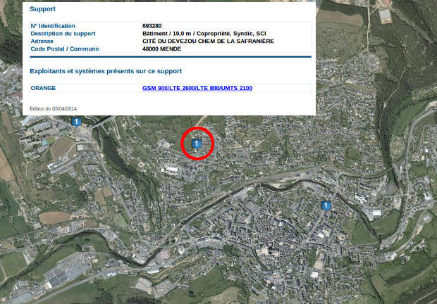 première antenne 4g à mende