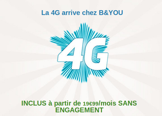 la 4g arrive chez b&you