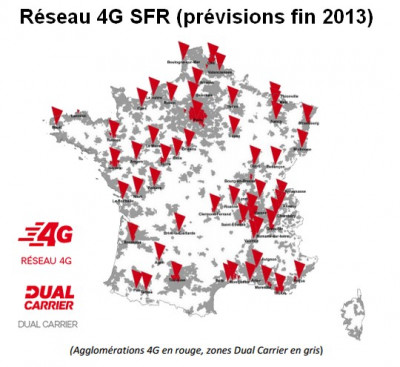 Carte 4G de SFR fin 2013