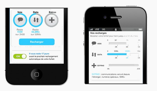 La webapplication Cockpit de Joe Mobile