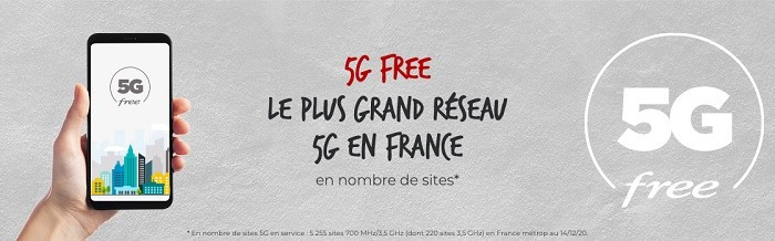 La 5G Free est disponible dans plus de 7.700 communes