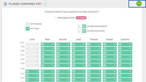 Comment planifier la coupure du WiFi de votre box Internet ?