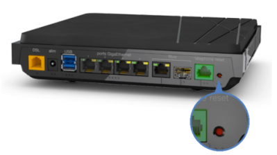 comment reinitialiser live box