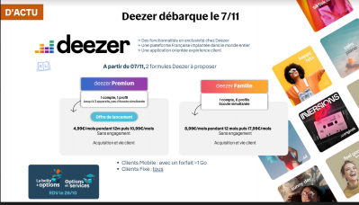 Deezer et Bouygues Teelcom signent un partenariat