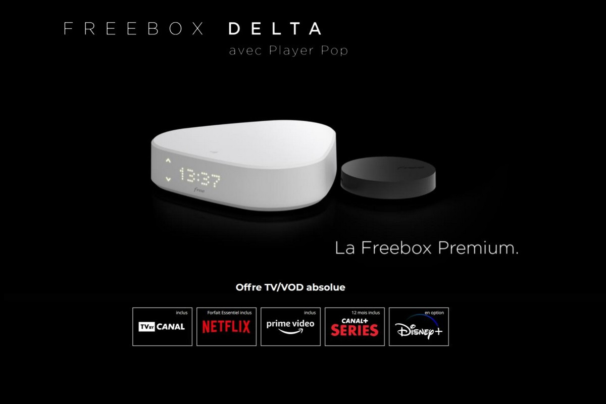 Freebox Delta Premium avec 4 offres streaming incluses