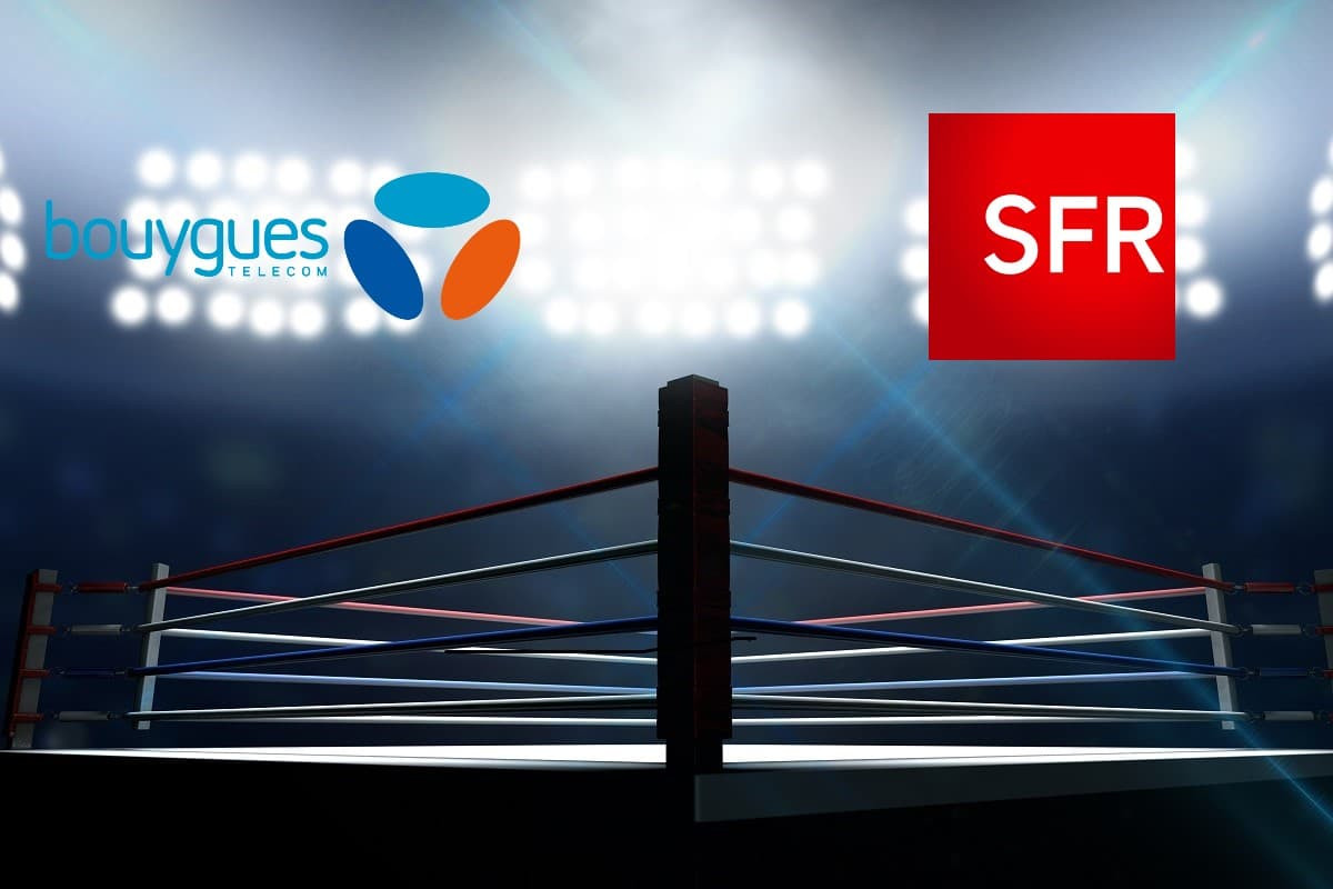 Ring de boxe pour match SFR Starter contre Bbox Must