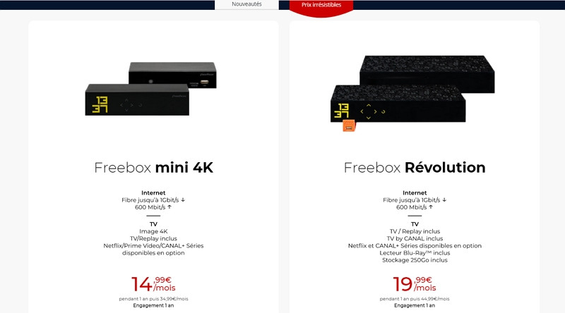 Les offres Freebox à petit prix