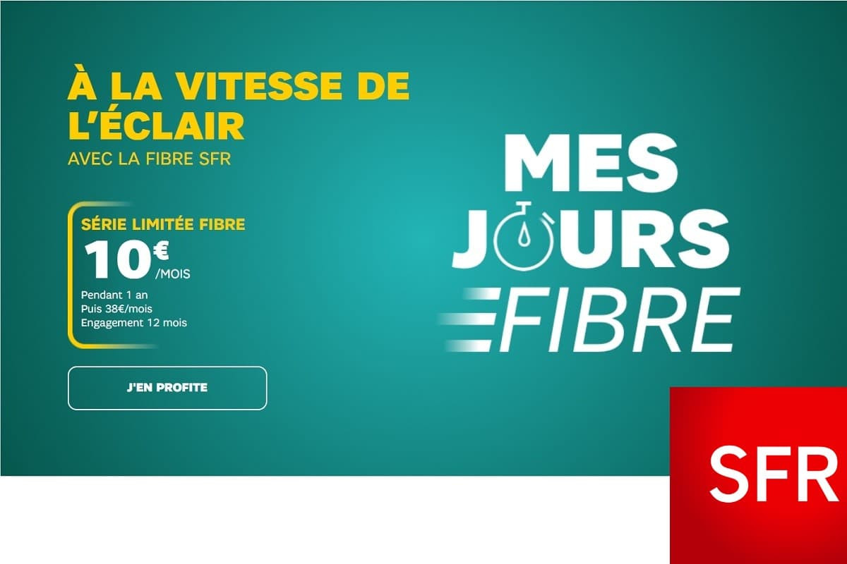 La série limitée SFR permet de s'équiper d'une bolx internet à 10€.