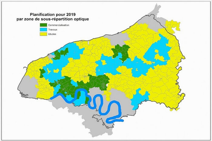 déploiement de la fibre en seine-maritime : prévision 2019