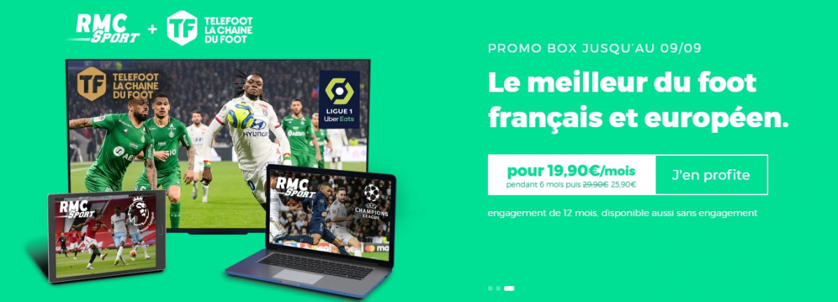 Offre Téléfot avec RMC Sport chez RED