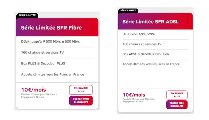 Internet pas cher : détail des offres box SFR à 10 euros par mois pour le déconfinement