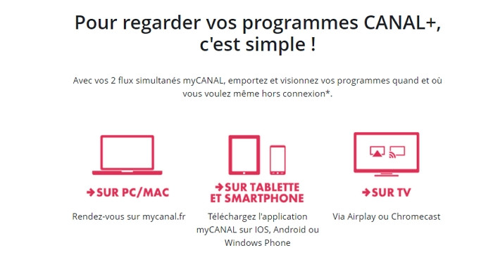 Différents moyens de regarder canal + avec Netflix en streaming