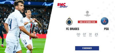 Ligue des Champions : PSG Bruges sur RMC Sport le 6 novembre 2019