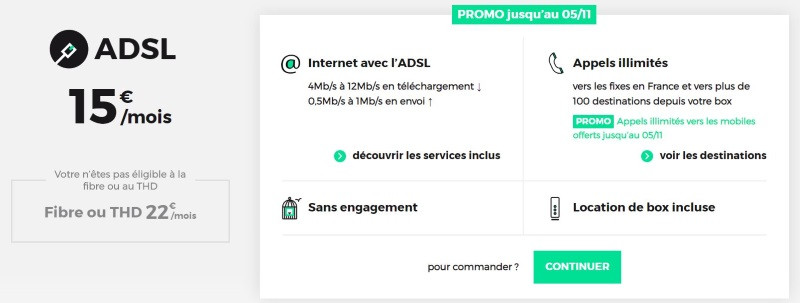 Internet pas cher : l'offre RED ADSL pour l'automne 2019